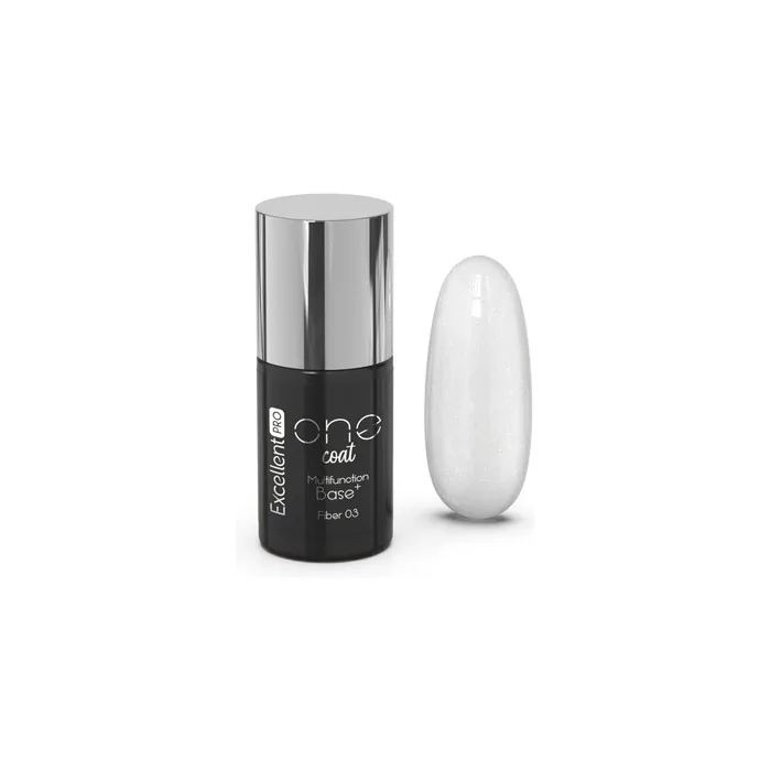 Excellent Pro One Coat Multifunction Base Fiber Hybrid Base Sparkling Snow 7g