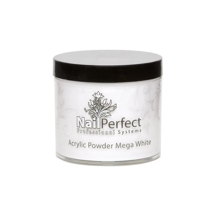 Nail Perfect Basic Acrylic Powder Mega White 25g