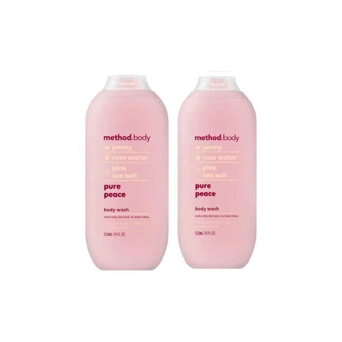 Method Body Wash Pure Peace Infused With Peony Rose Water And Pink Sea Salt 532ml