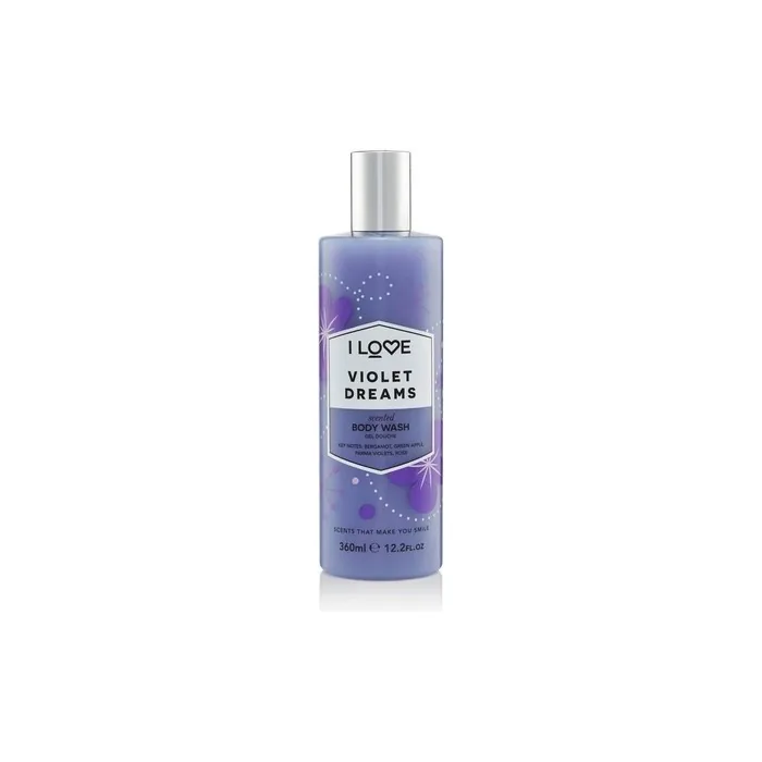 I Love Violet Dreams Scented Body Wash Rich & Creamy Foam