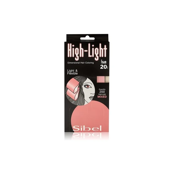 Sibel High Light Foam Short 20 Cm, 200 Pieces, Each Packed 1x 200 Pieces