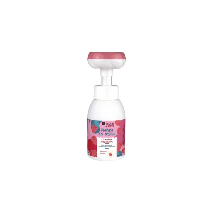 Hiskin Kids Raspberry Hand And Body Wash Foam 300ml