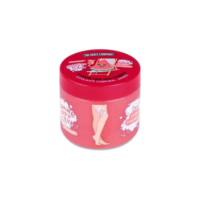 The Fruit Company 2 In 1 Exfoliating Bath Foam For All Skin Types With Watermelon 400 Ml