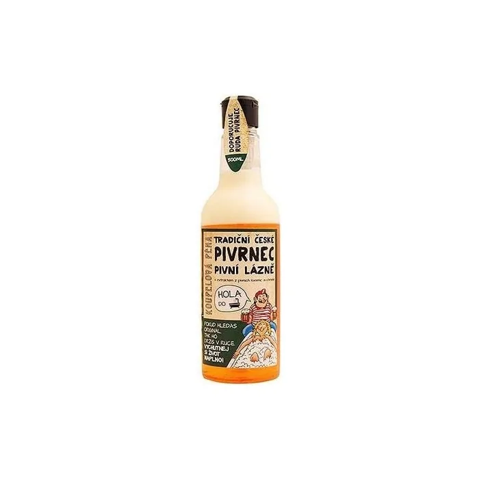 Beer Two-Component Bath Foam 500ml - Dark Pivrnec Czech Beer Spa