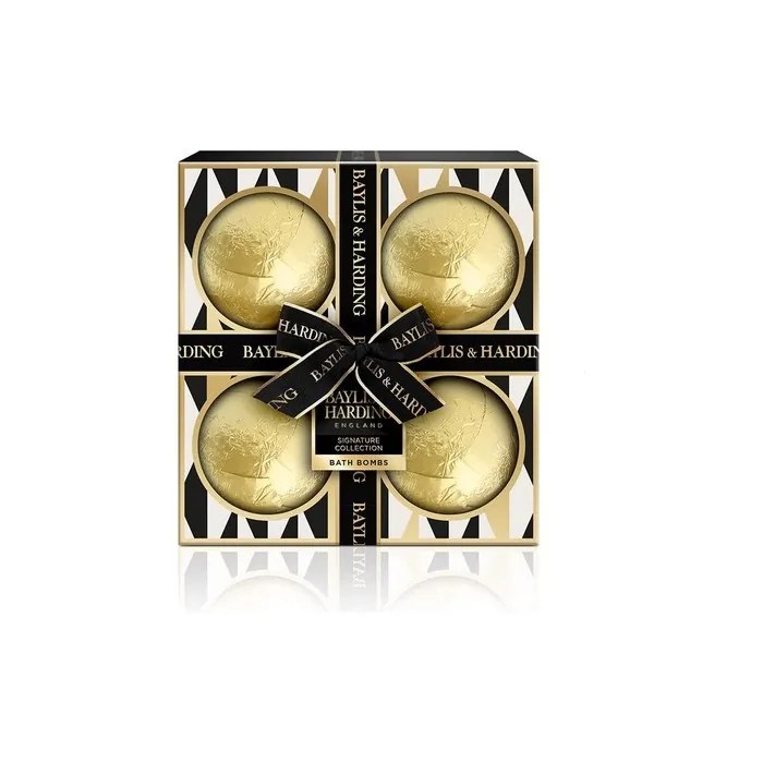 Baylis & Harding Sweet Mandarin & Grapefruit Signature Collection Luxury Bath Bomb Fizzers Gift Set - Vegan Friendly 6 Piece Set