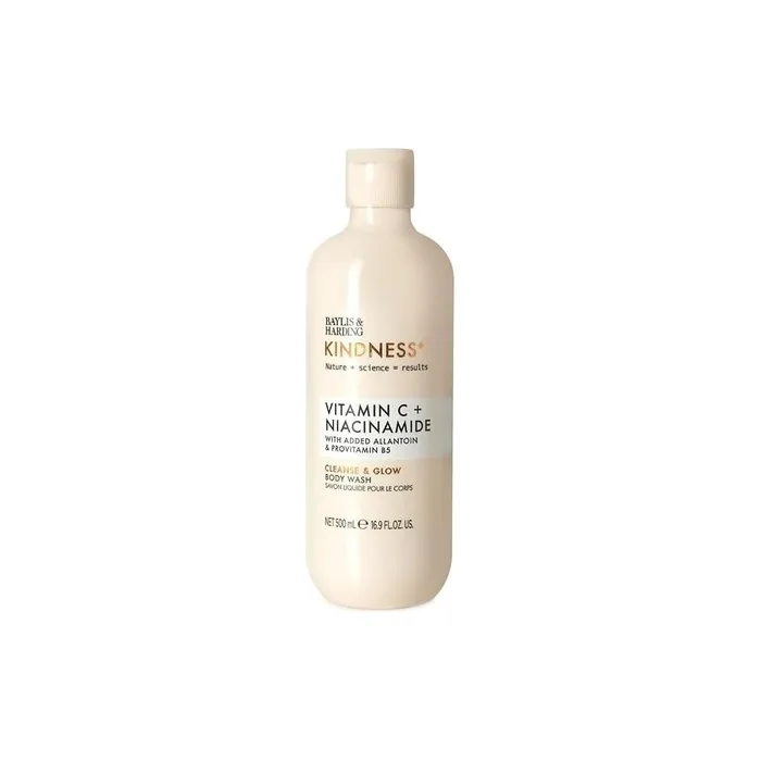 Baylis & Harding Kindness + Vitamin C and Niacinamide Cleanse & Glow Luxury Body Wash 500ml Vegan