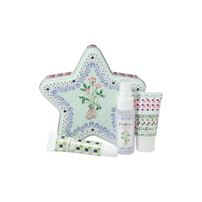 Cath Kidston Roots & Raindrops Feel Like A Star Tin Body Wash 30ml
