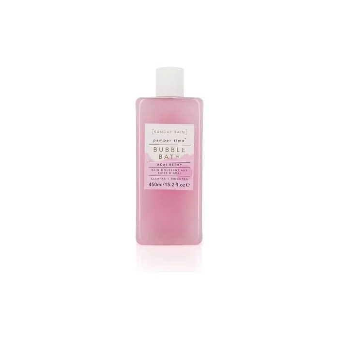 Sunday Rain Pamper Time Nourishing Luxury Brightening Tropical Bubble Bath with Vitamin Rich Acai Berry Extract 450ml