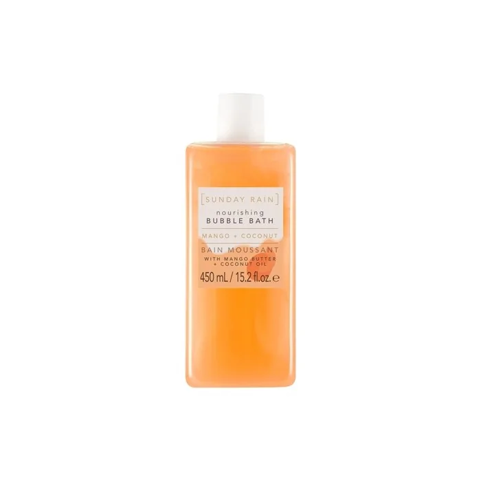 Sunday Rain Nourishing Luxury Uplifting Tropical Bubble Bath with Mango Butter and Coconut Oil 450ml