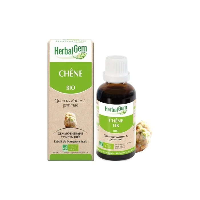 Herbalgem Mother Macerate Organic Oak Food Supplement Gemmotherapy
