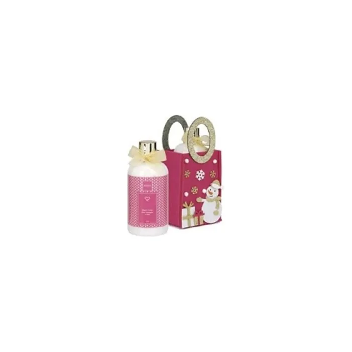 Emanuela Biffoli Bath Cream In Pink Purse With Snowman