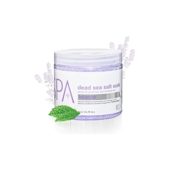 BCL Spa Lavender Mint Dead Sea Salt Soak 16oz
