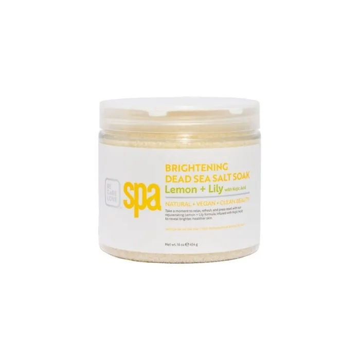 Bcl Spa 16oz Brightening Lemon & Lily Dead Sea Salt Soak