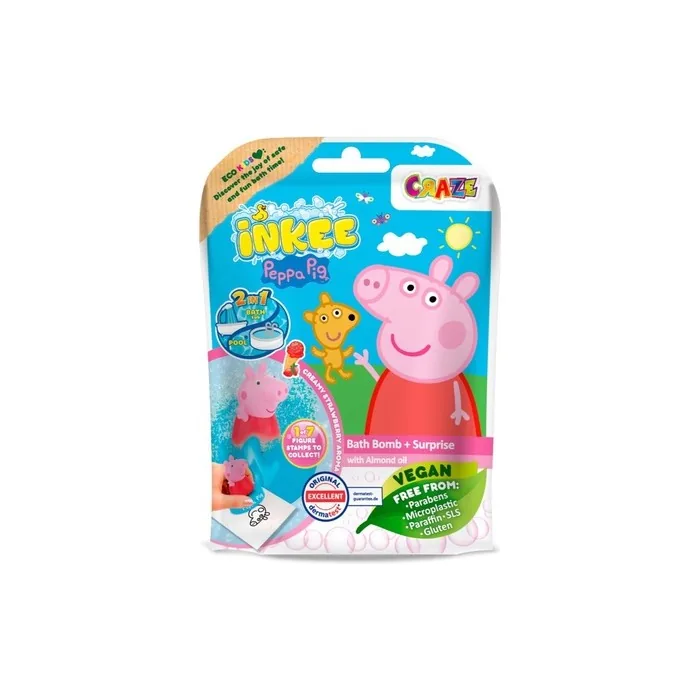 Craze Inkee Peppa Pig Bath Bomb 1 Piece