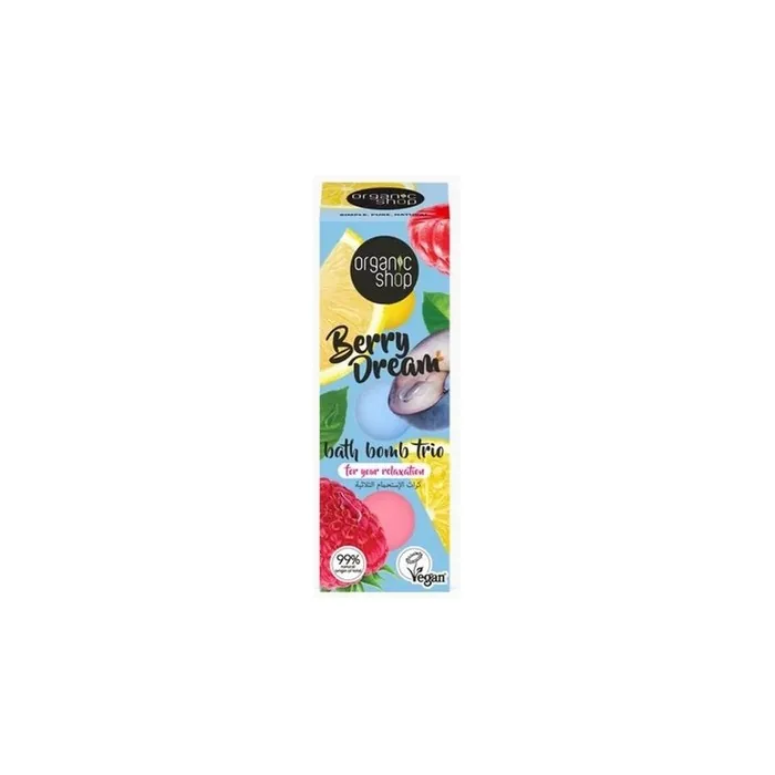 Organic Shop Berry Dream Bath Bomb Pack 1 Unit