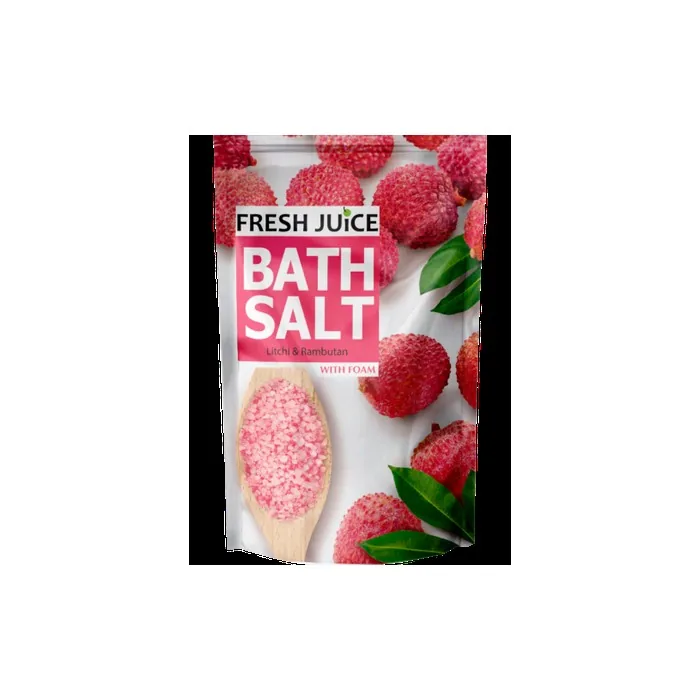 Litchi & Rambutan Bath Salt with Foam Rich Minerals 500g Fresh Juice