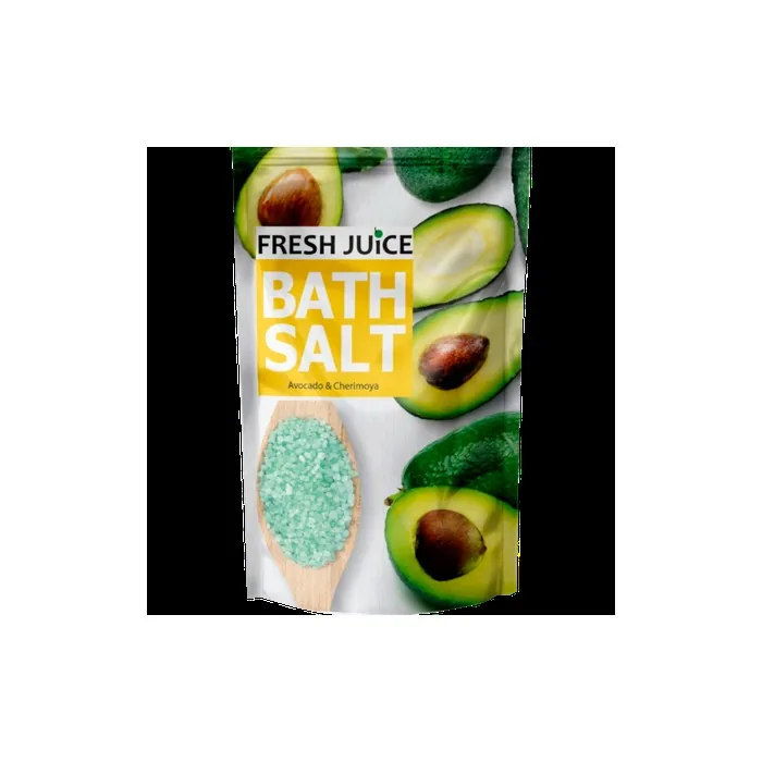 Avocado & Cherimoya Bath Salt Rich in Minerals 500g Fresh Juice