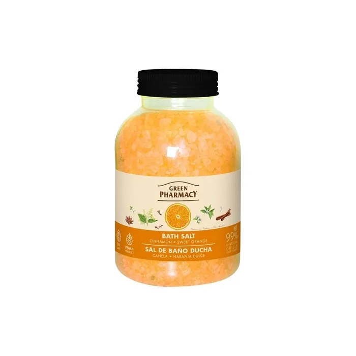 Elfa Pharm Green Pharmacy Bath Salt Cinnamon And Orange 1000 G