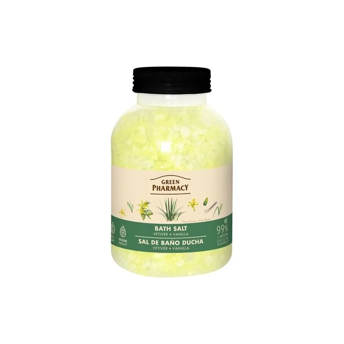 Elfa Pharm Green Pharmacy Bath Salt Vetiver And Vanilla 1000 G