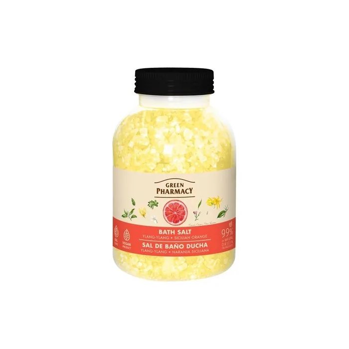 Elfa Pharm Green Pharmacy Bath Salt Ylangylang And Sicilian Orange 1000 G
