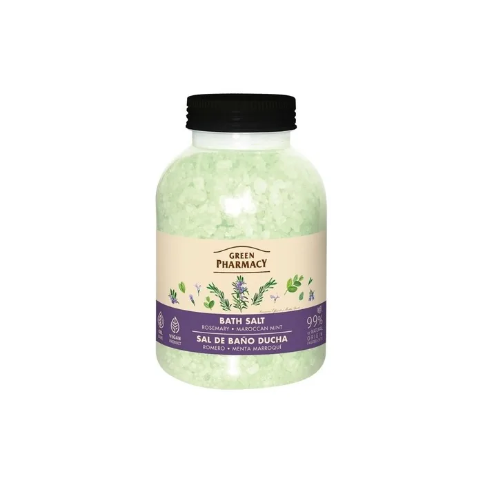 Elfa Pharm Green Pharmacy Bath Salt Rosemary And Moroccan Mint 1000 G