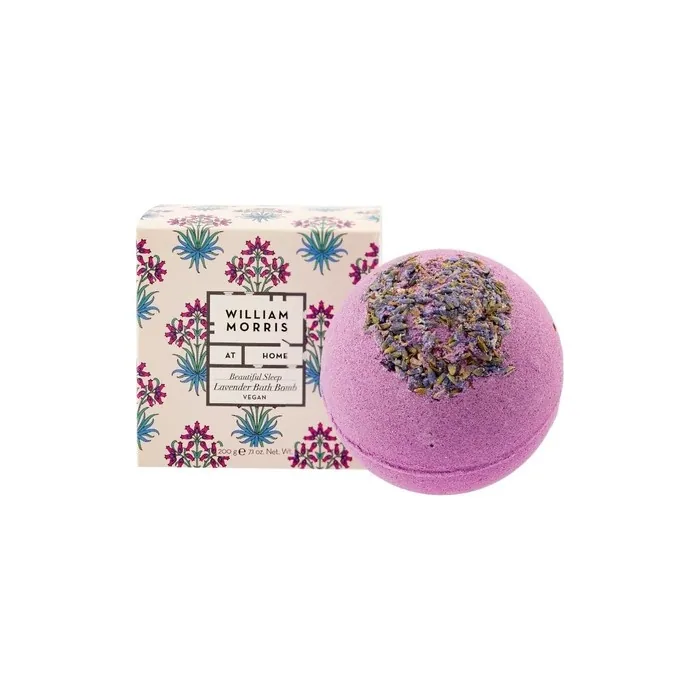 William Morris At Home Beautiful Sleep Lavender Bath Bomb 200g