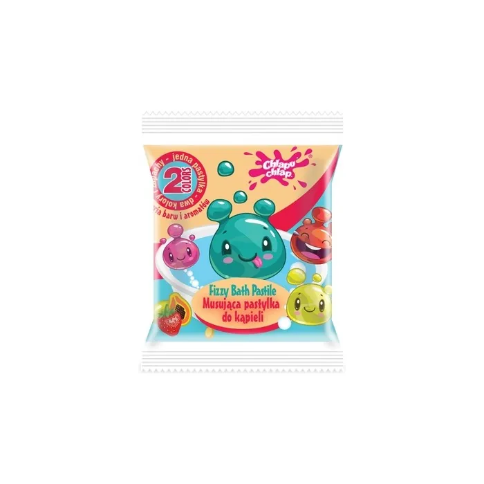 Chlapu Chlap Twocolor Effervescent Bath Tablet Mango And Strawberry