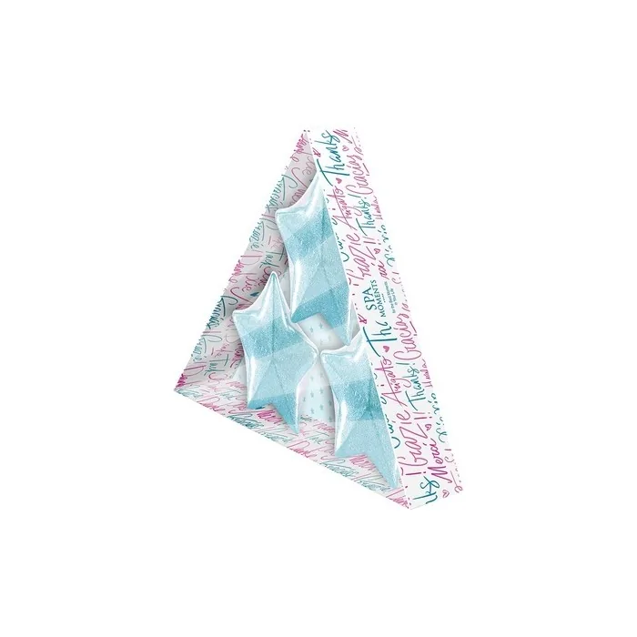 Chlapu Chlap Spa Moments Fizzy Bath Stars Stars Pistachio Ice Cream 3x50g