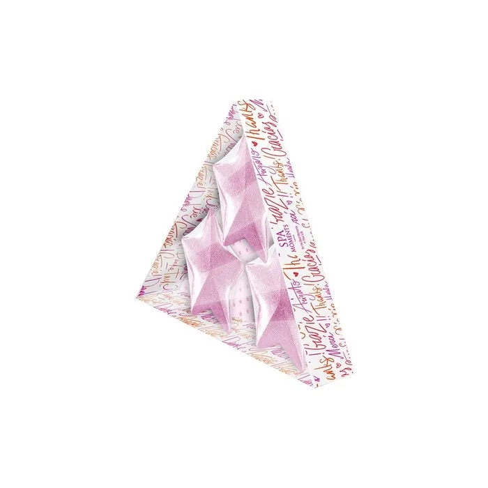 Chlapu Chlap Spa Moments Bath Fizzers Stars Raspberry With Vanilla 3x50g