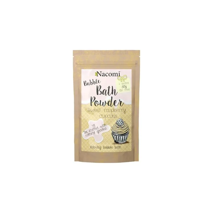 Nacomi Bubble Bath Powder Sweet Raspberry Cupcake 150g