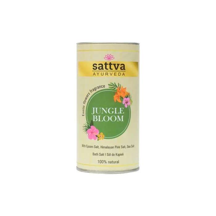Sattva Jungle Bloom Bath Salt and Foot Bath - Relaxation Bath with Exotic Floral