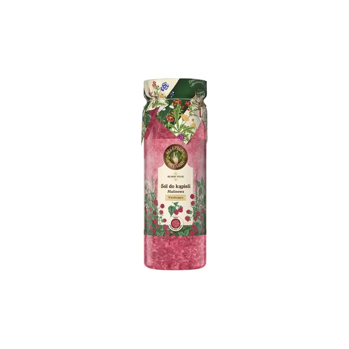 Receptury Zielarki Vitalizing Raspberry Bath Salt 700 G