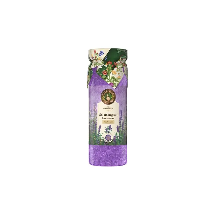 Receptury Zielarki Skarby Polne Relaxing Lavender Bath Salt 700 G