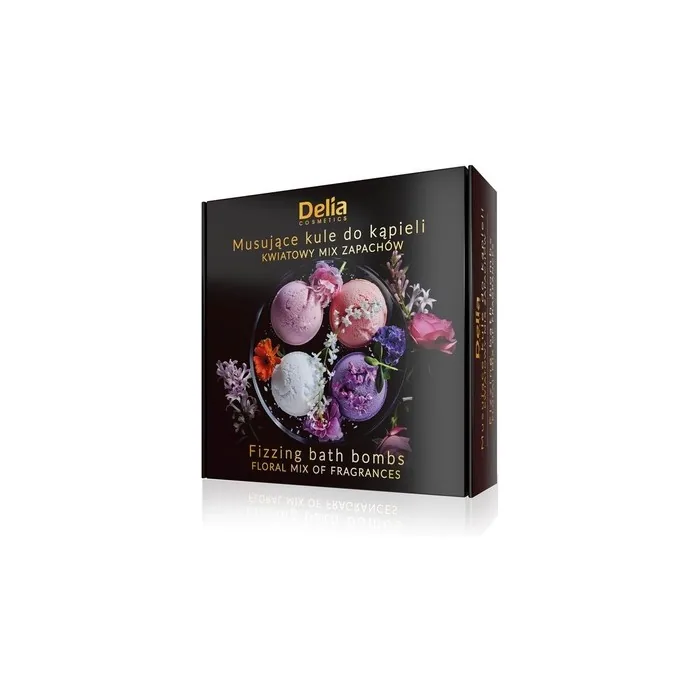 Delia Effervescent Bath Balls Floral Scent Mix 4 X 100g