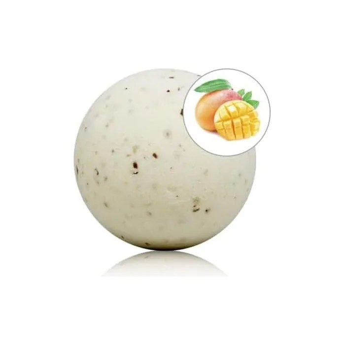 Bath Bomb Mango 150 Grams with Rose Petals