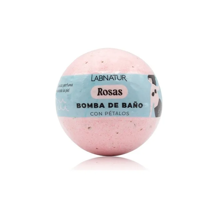 Laboratorio SyS Fizzing Foaming Bath Bomb with Rose Petals 140g
