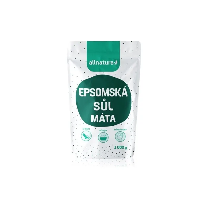 Allnature Epsom Salt Mint Bath Salt 1000 G