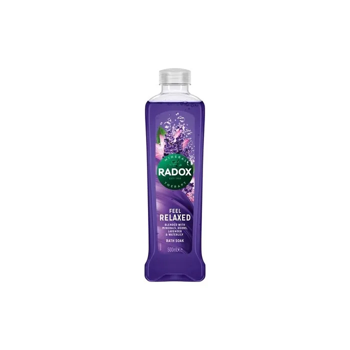 Radox Feel Relaxed Bath Soak Lavender and Waterlily 500ml