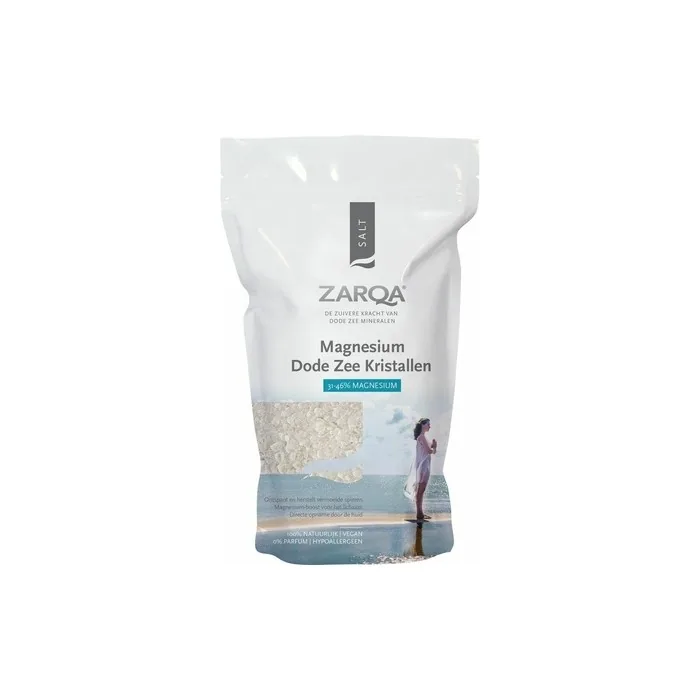 Zarqa Salt Dead Sea Magnesium Crystals Natural Bath Salt