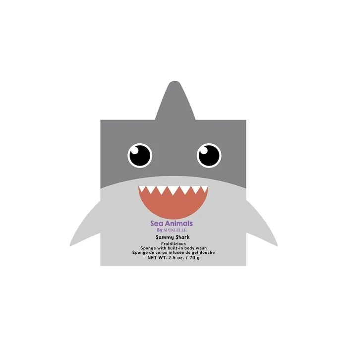 Sea Animals Spongelle Sammy Shark Body Cleansing