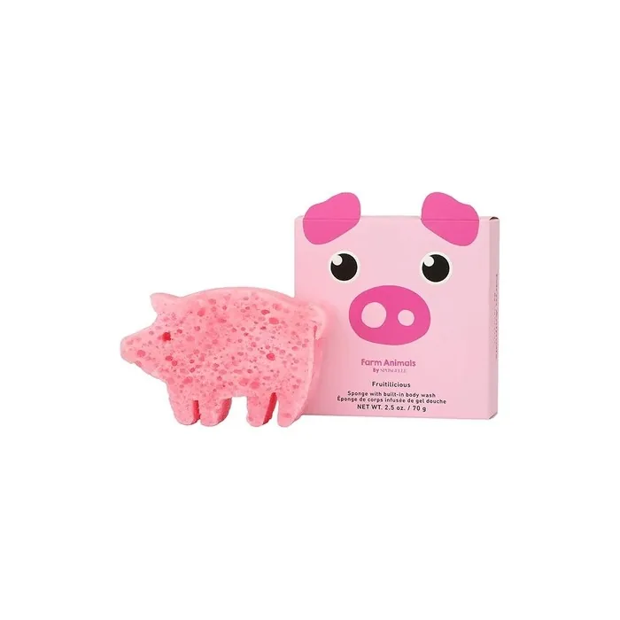 Spongell Farm Animals Peggy Pig Body Cleansing