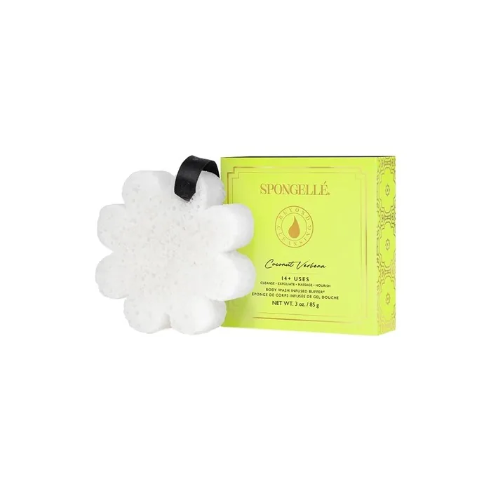 Spongelle Boxed Flower Shower Body Wash Infused Buffer Coconut Verbena