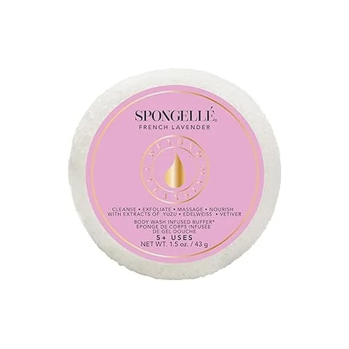 Spongell Travel Size Spongette Body Wash Infused Buffer In French Lavender
