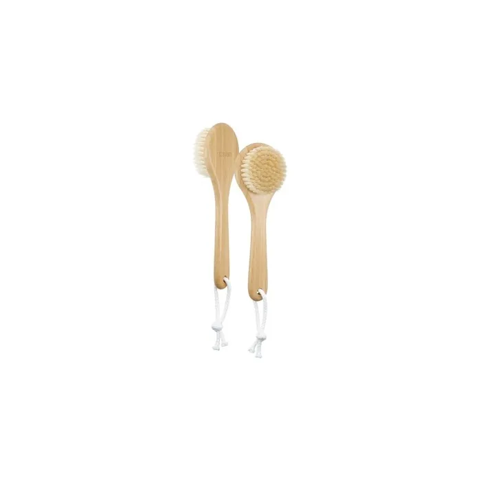 Lussoni Bamboo Body Brush with Handle