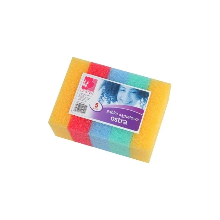 Bratek Bath Sponge Sharp 5 Pieces