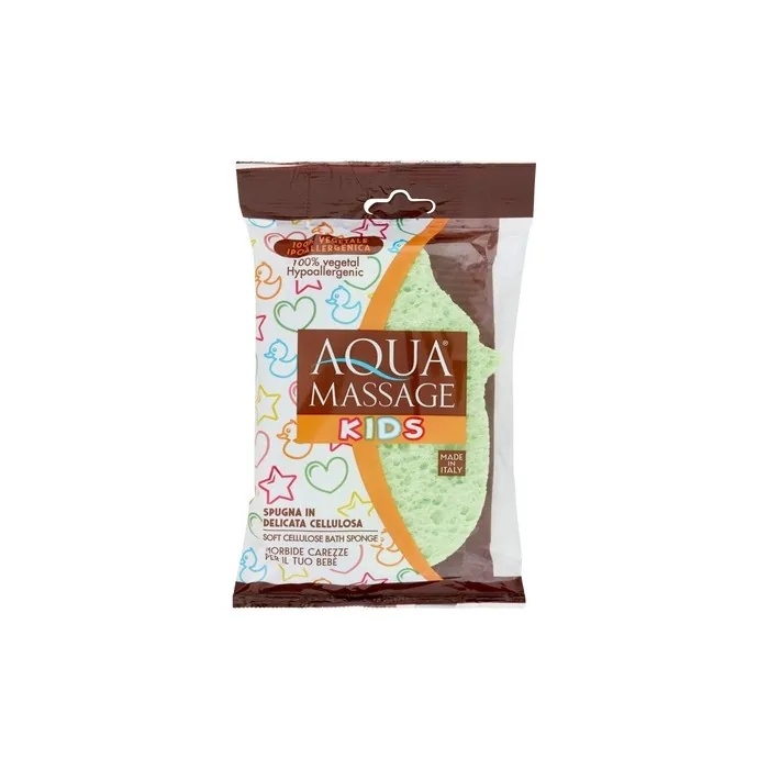 Pema Aqua Massage Sponge for Kids made of Pure Cellulose - Assorted Models and Colors