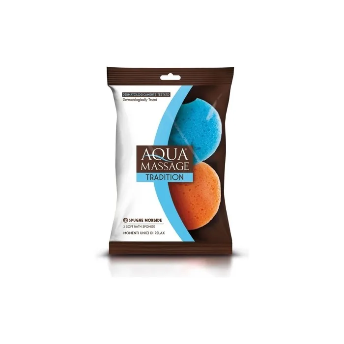 Aqua Massage Tradition 2 Soft Sponges Pack Of 2