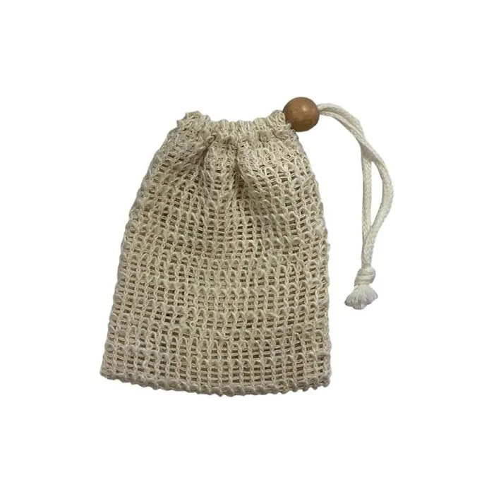 Sisal And Cotton Soap Bag