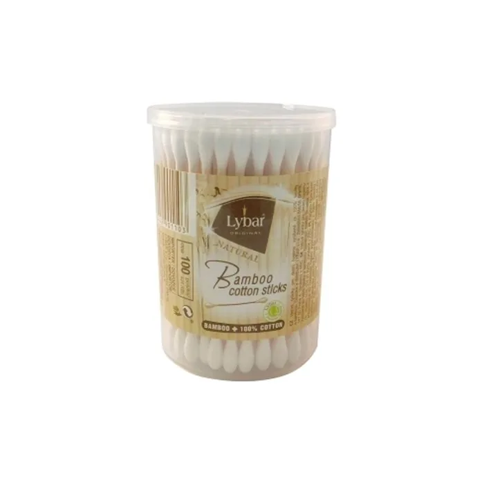 LYBAR Bamboo Cotton Buds 100 Pieces