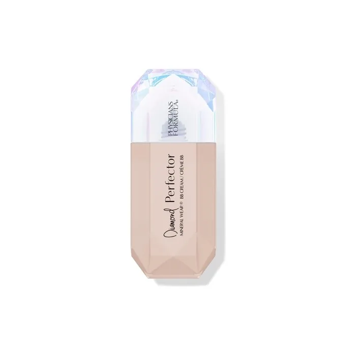 Physicians Formula Mineral Wear Diamond Perfector BB Cream with Diamond Extract and Vitamin E Lightweight Coverage Luminous Finish Fair to Light
